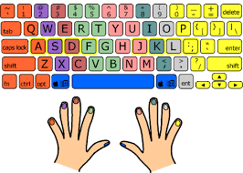 keyboard and hands